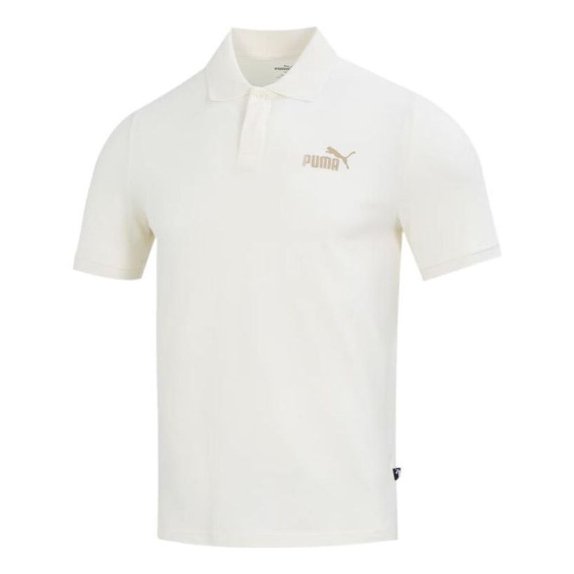 Поло тениска Puma Men's Pique Polo Бяло | 676673-65
