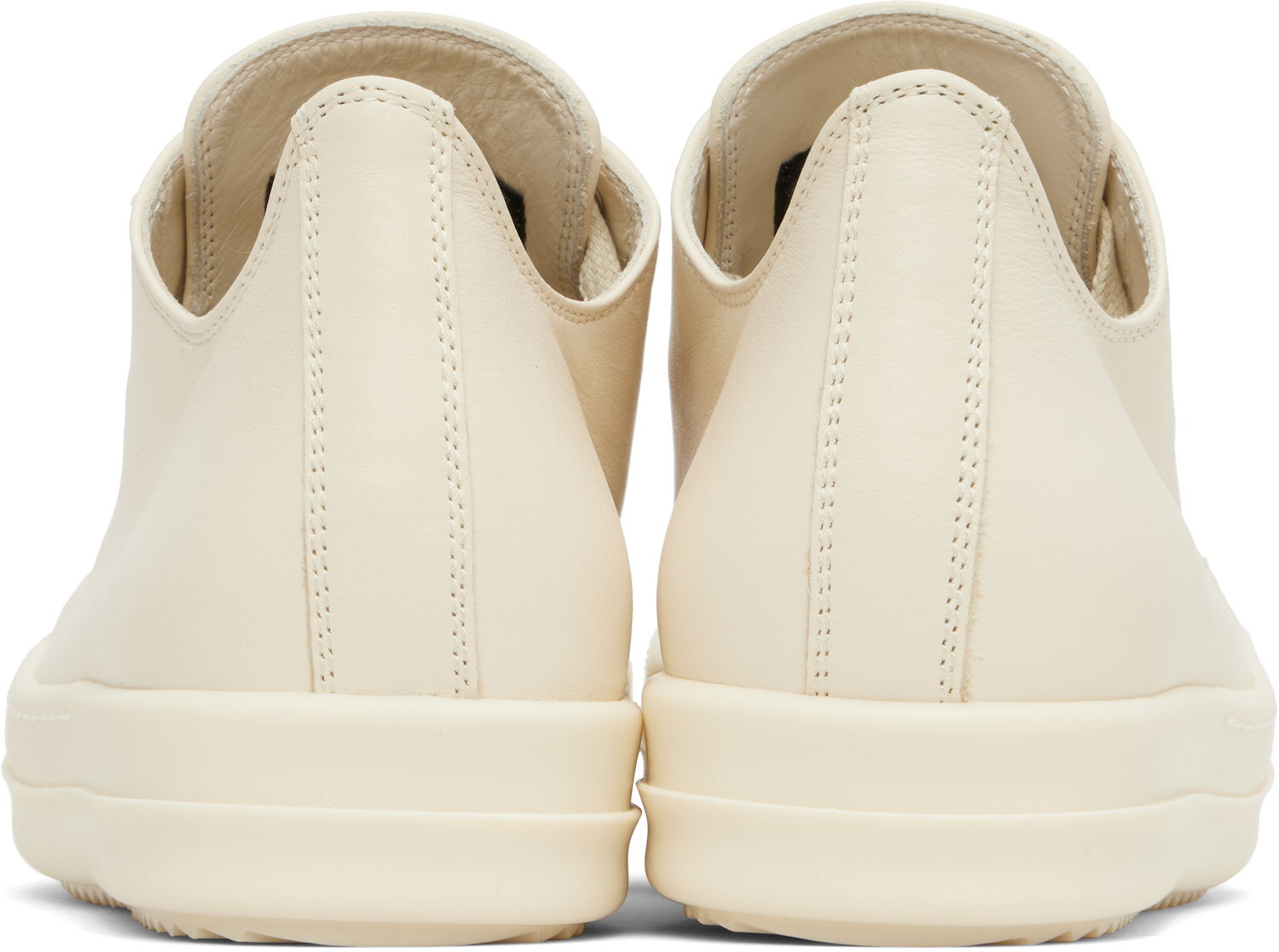 Кецове и обувки Rick Owens Rick Owens Hollywood Low Sneaks Бяло | RO01E7891 LCO, 1