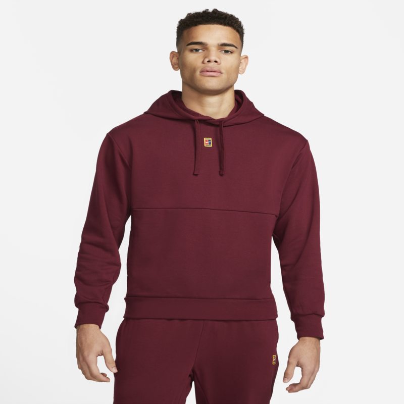 Суитчър Nike Court Fleece Tennis Hoodie Бургунди | DA5711-638, 0