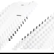 Distorted Logo Long Sleeve T-Shirt