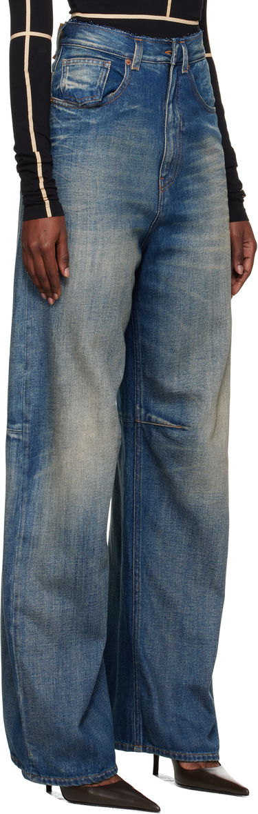 Дънки Maison Margiela Wide-Leg Jeans Синьо | S52LA0266 M30017, 1