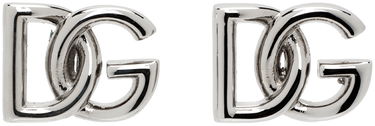 Обеци Dolce & Gabbana Silver 'DG' Earrings Металик | WEP5L2W1111, 0
