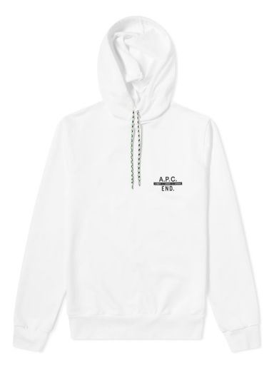 Суитчър A.P.C. END. x Dimmy Hoodie Бяло | COEIL-H27647-AAB