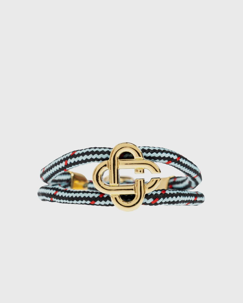 Гривна Casablanca Cord Bracelet with Logo Clasp Синьо | APF25-JW-294-01