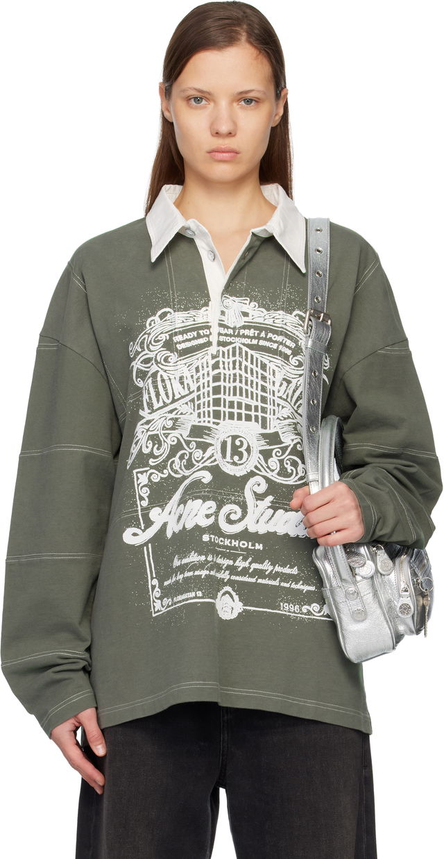 Long Sleeve Logo Polo