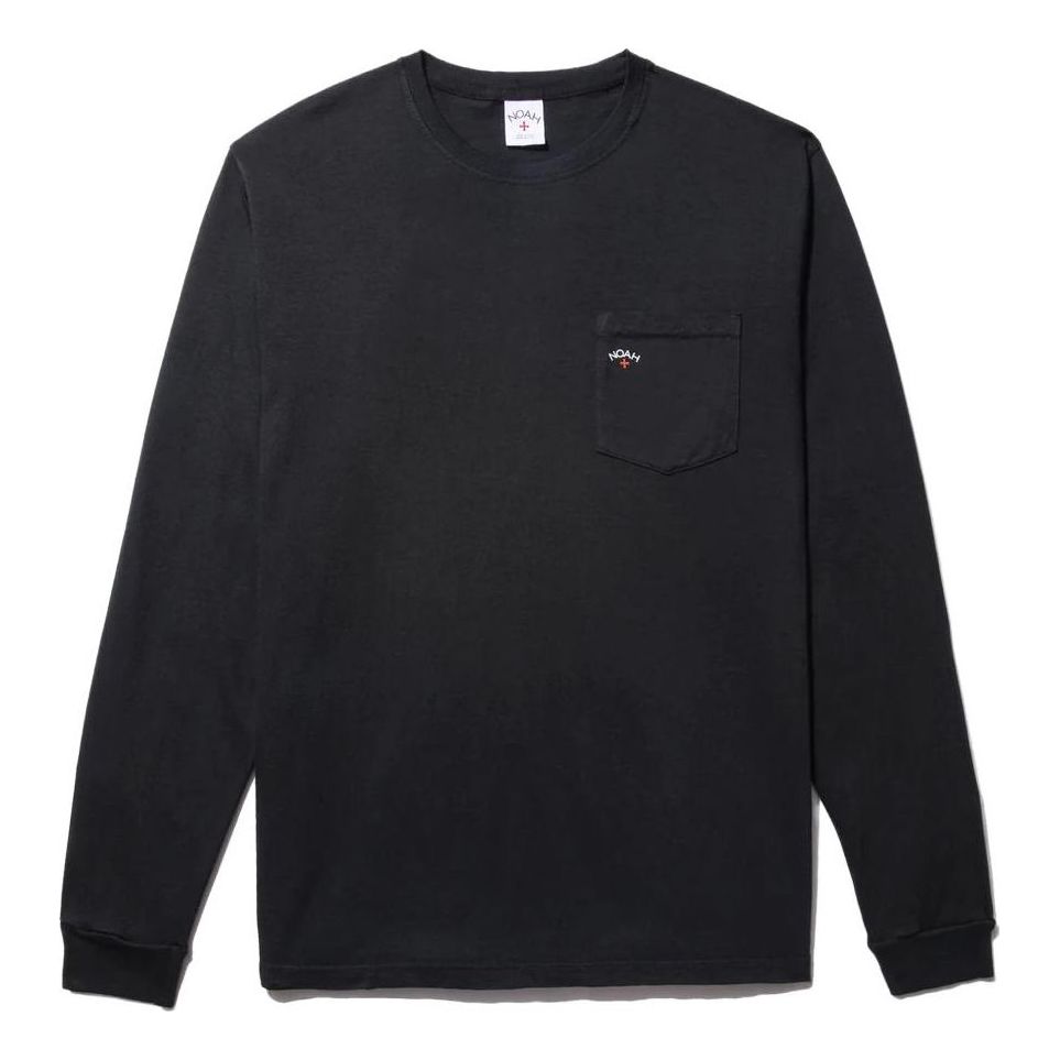 Тениска Noah Long Sleeve Pocket Tee Черно | PT2NOAH, 0