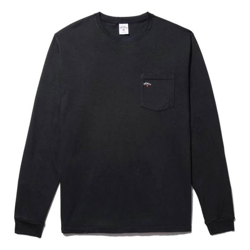 Тениска Noah Long Sleeve Pocket Tee Черно | PT2NOAH