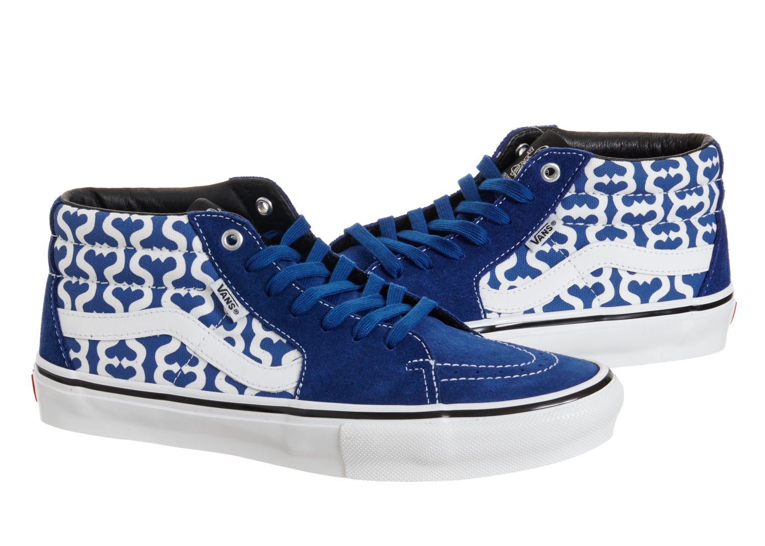 Кецове и обувки Vans Skate Grosso Mid Supreme Monogram S Logo Royal Синьо | VN0A5KS15YE, 0