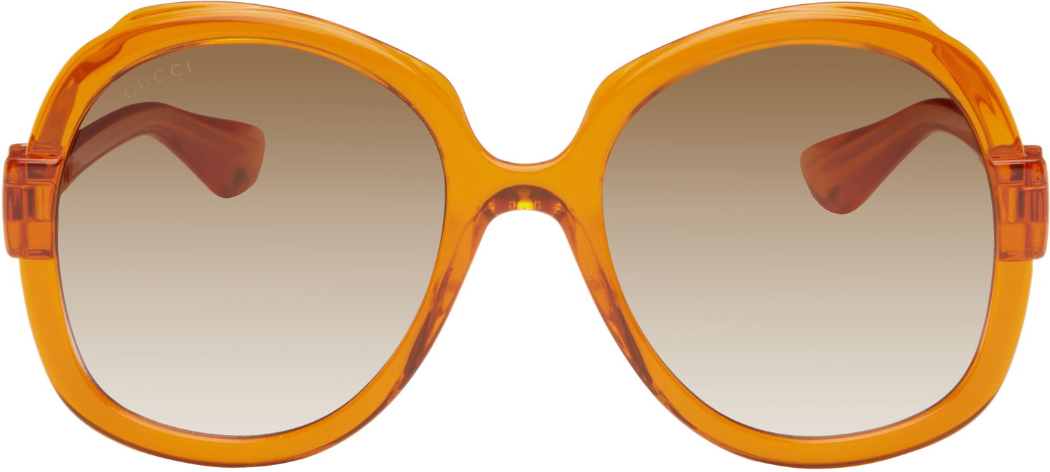 Слънчеви очила Gucci Oversized Sunglasses Оранжево
 | GG1432S-004, 0