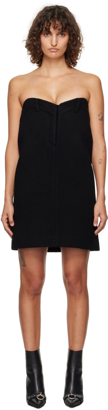 Pокля We11done We11done Sweetheart Mini Dress Черно | WD-OP3-24-119-W-BK, 0