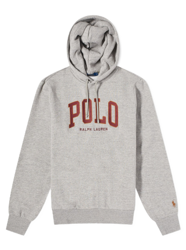 Polo College Logo Hoodie "Dark Vintage Heather"