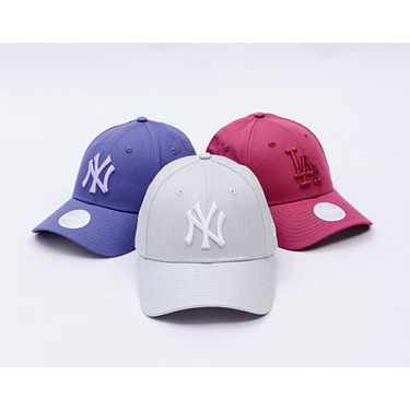 Шапка с козирка New Era MLB Metallic Denim 9FORTY NY Yankees Adjustable Cap Сиво | 60595374, 3