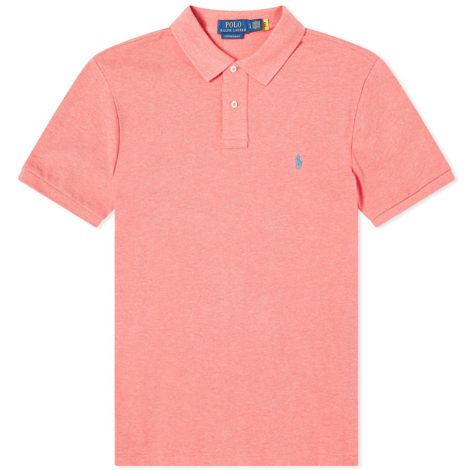 Поло тениска Polo by Ralph Lauren Custom Fit Polo Shirt Розово | 710680784369, 0
