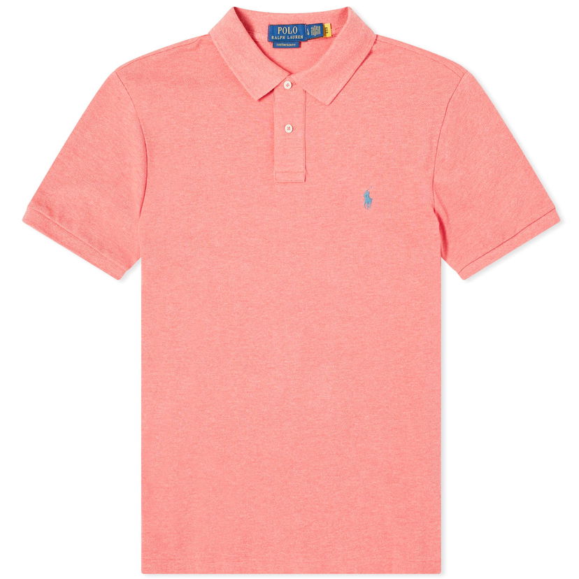 Поло тениска Polo by Ralph Lauren Custom Fit Polo Shirt Розово | 710680784369