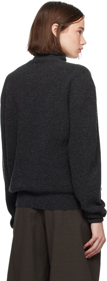 Пуловер LEMAIRE LEMAIRE Ribbed Turtleneck Sweater Сиво | TO1315 LK1026, 2