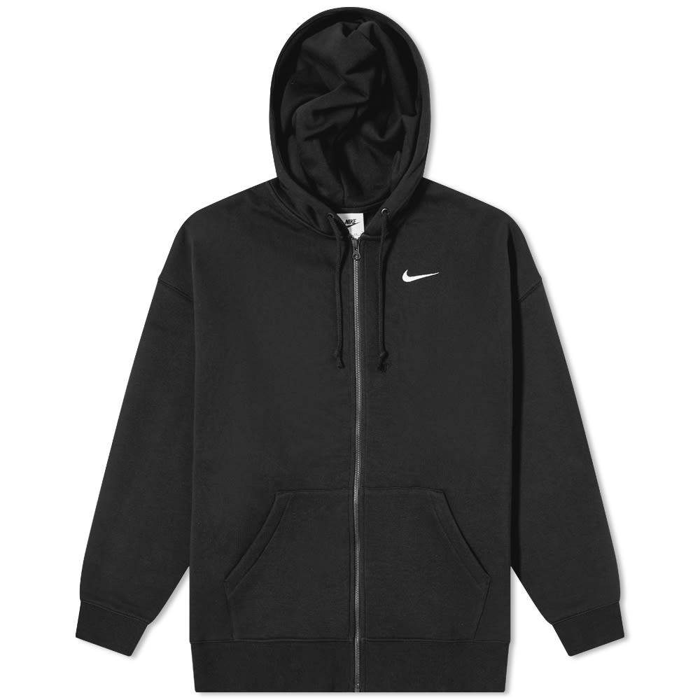 Суитчър Nike Essentials Oversized Full Zip Hoody Черно | DD5634-010, 0