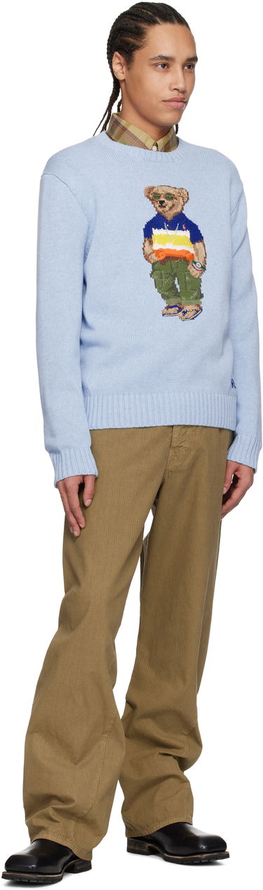 Пуловер Polo by Ralph Lauren Polo Ralph Lauren Bear Cotton Sweater Синьо | 710964799001, 3