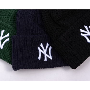 Шапка New Era MLB Wide Cuff Beanie NY Yankees One Size (56-59 cm) Тъмно синьо | 60691065, 3