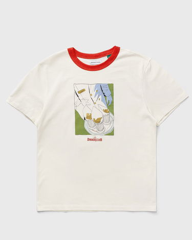 Тениска Edmmond Studios The Dinner Club Graphic T-Shirt Бяло | 125-30-37010, 0