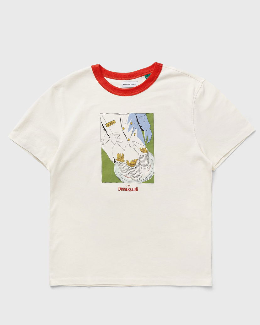 Тениска Edmmond Studios The Dinner Club Graphic T-Shirt Бяло | 125-30-37010