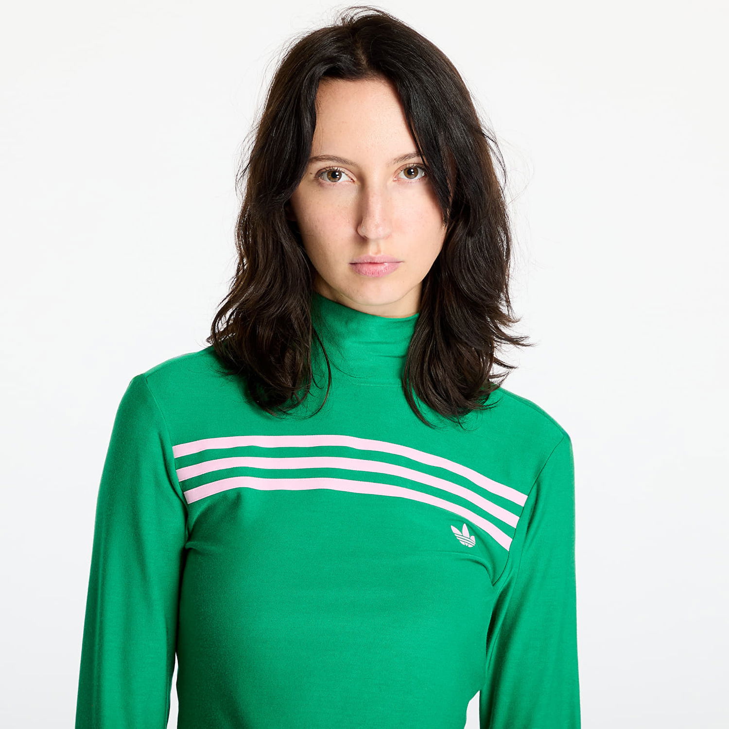 Тениска adidas Originals Longsleeve 3-Stripe Tee Green Зелено | JN8314, 1