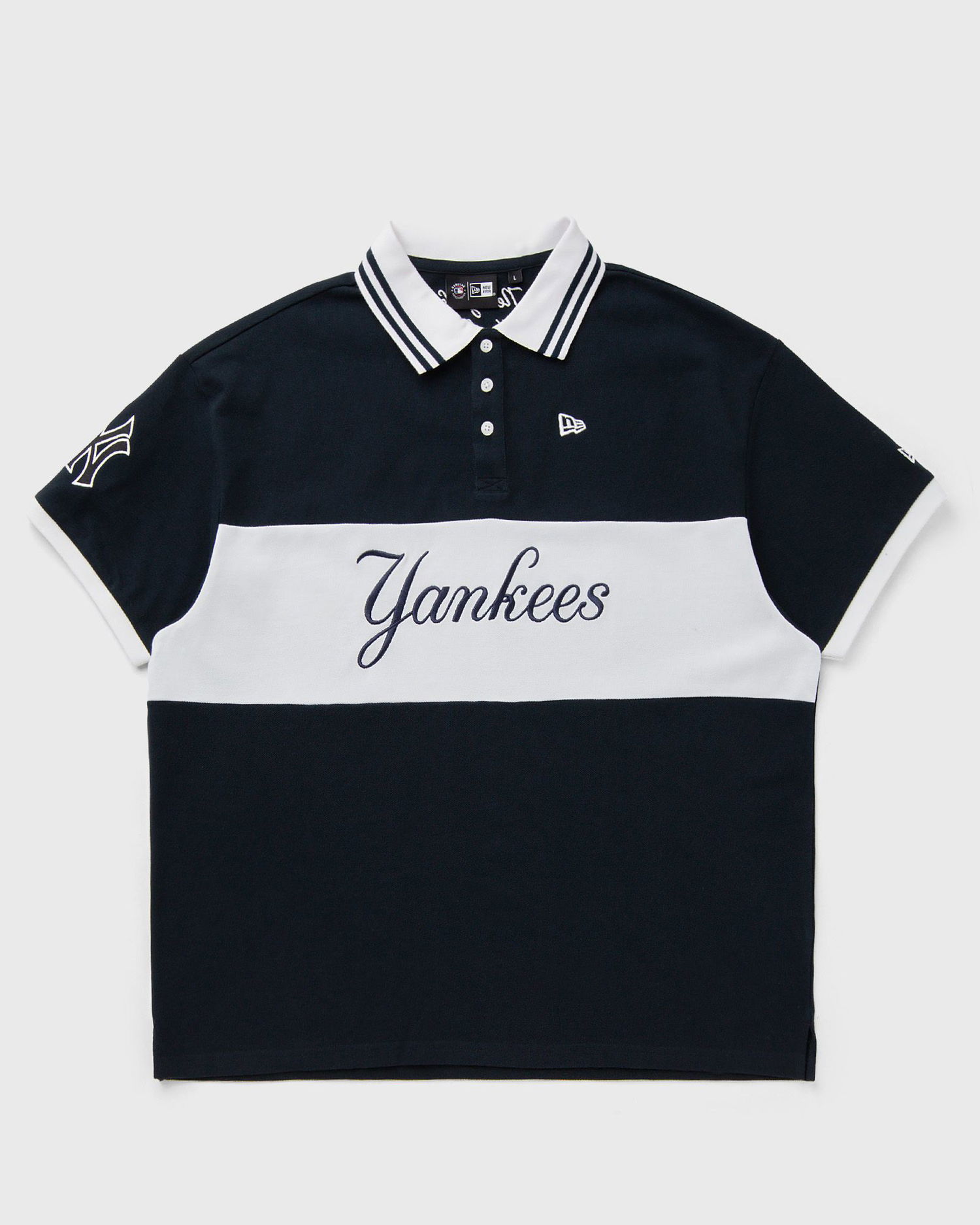 Поло тениска New Era New York Yankees Graphic Polo Shirt Тъмно синьо | 60667828, 0