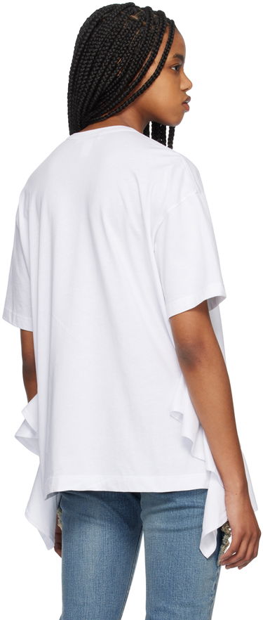 Тениска Comme des Garçons Comme des Garçons Shirt Ruffled T-Shirt Бяло | FK-T018-051, 2