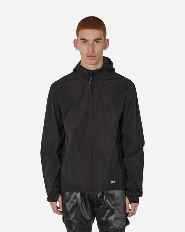 Paneled Running Jacket Black