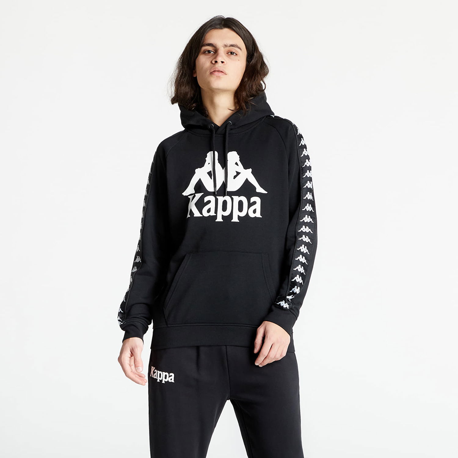 Суитчър Kappa 222 Banda Hurtado Fleece Jumper Черно | 303WH20 981, 0