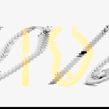 Обеци Tommy Hilfiger Minimal Hearts Hoop Earrings with Crystal Жълто | 2780753, 1