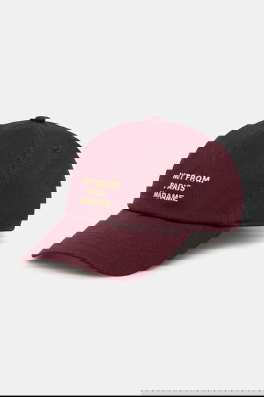 Шапка с козирка Drôle de Monsieur Drôle de Monsieur La Casquette Slogan Baseball Cap Бургунди | I.CP151.CO138, 0