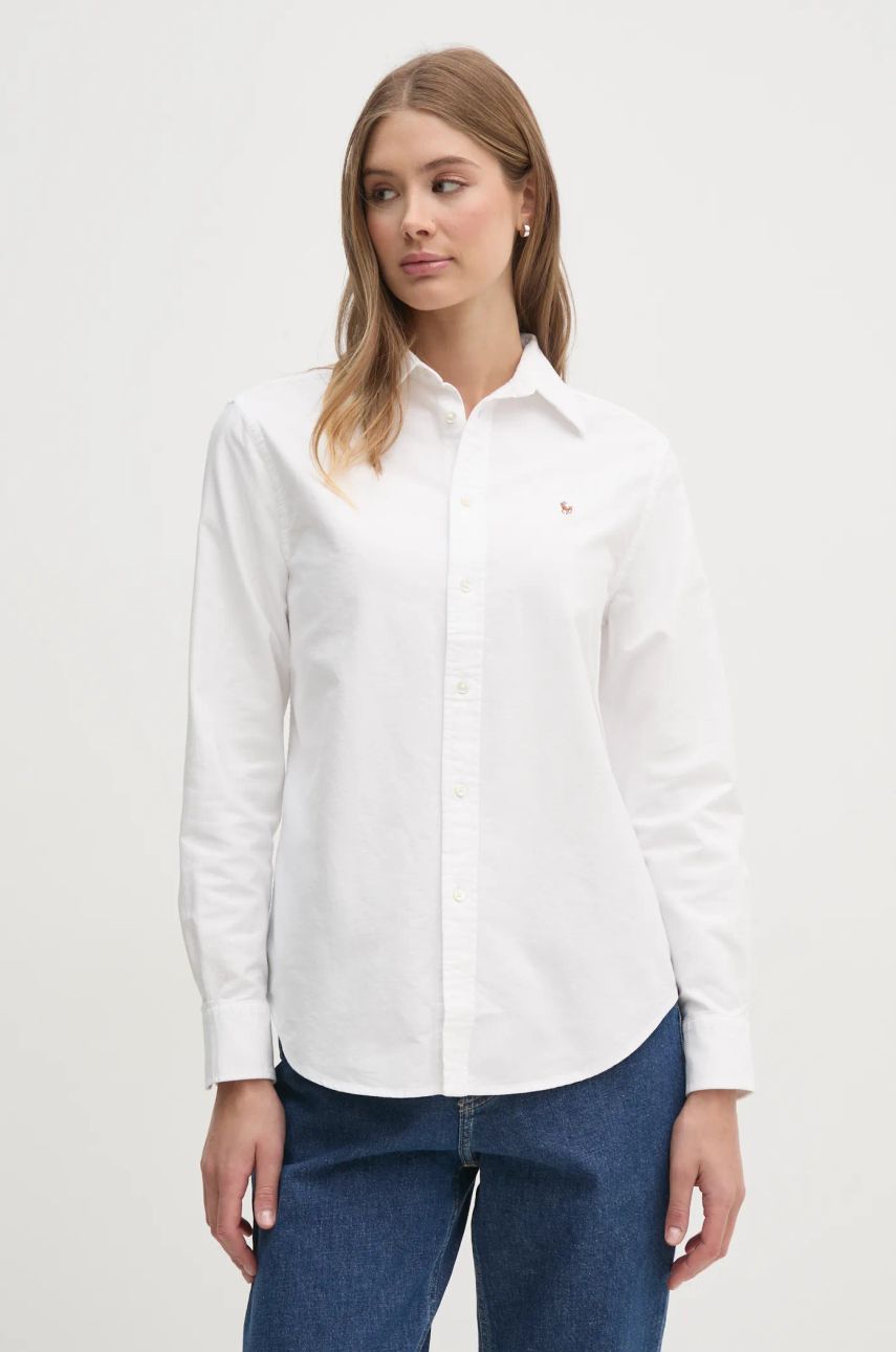 Риза Polo by Ralph Lauren Relaxed Fit Oxford Shirt by Polo Ralph Lauren Бяло | 211970736, 0