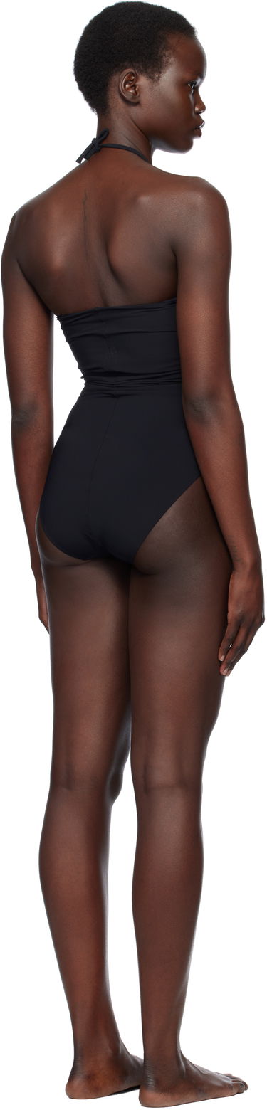 Бански Rick Owens Rick Owens Hollywood Prong Bather One-Piece Swimsuit Черно | RP01E7087 NS, 2