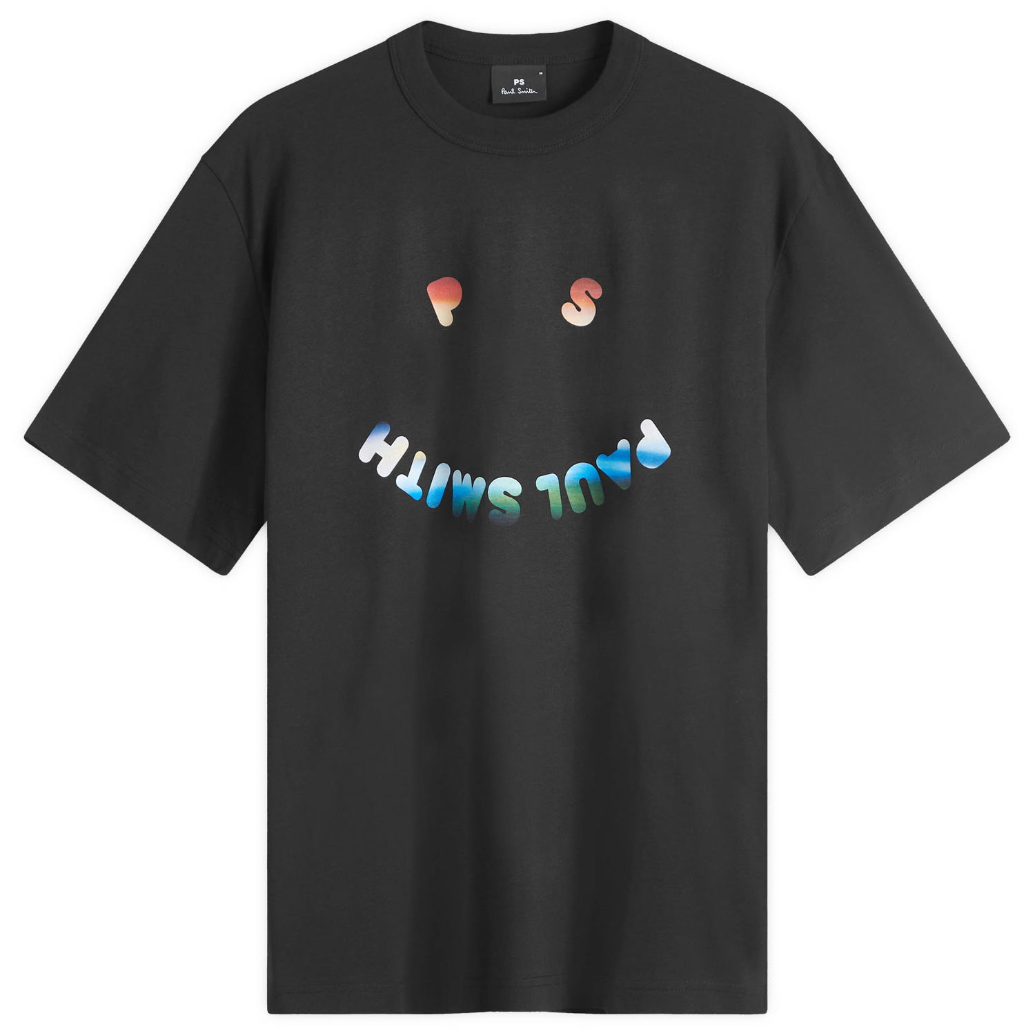 Тениска Paul Smith PS Happy T-Shirt, Size Large Черно | M2R-220X-PP5016-79, 1