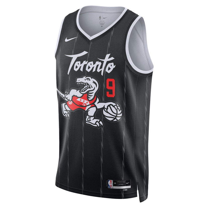 Фланелка Nike Dri-FIT NBA RJ Barrett Toronto Raptors City Edition Swingman Jersey Черно | HM5997-012