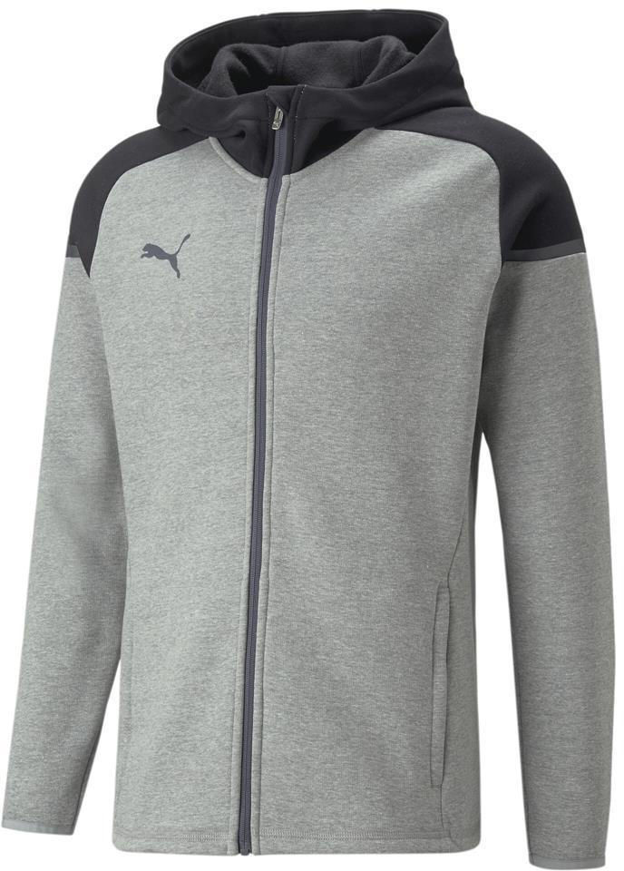 Суитчър Puma teamCup Casuals Full-Zip Hoodie Сиво | 657987-13, 0