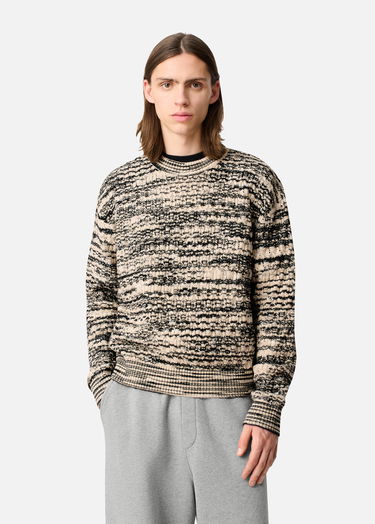 Пуловер AXEL ARIGATO Noah Textured Striped Knit Sweater Многоцветен | A3296001, 8