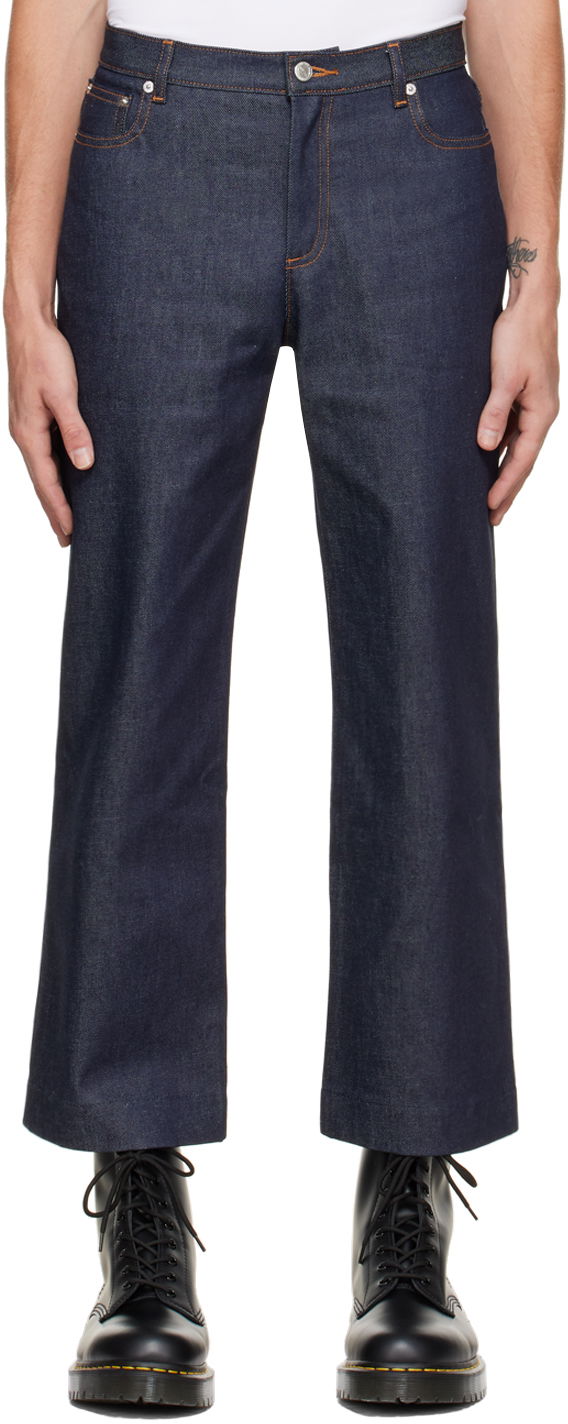 Дънки A.P.C. Sailor Loose Jeans Тъмно синьо | COZZI-F09073, 0