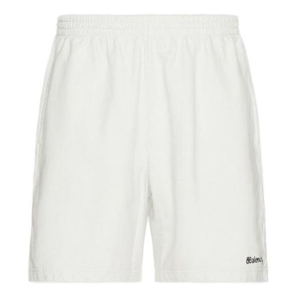 Къси панталони Balenciaga Logo Sweat Shorts Бяло | 676137TOVP19081, 0
