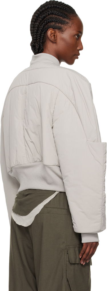 Яке бомбър Rick Owens Concordians Girdered Cropped Bomber Down Jacket Сиво | RP02E4779 MTT0, 2