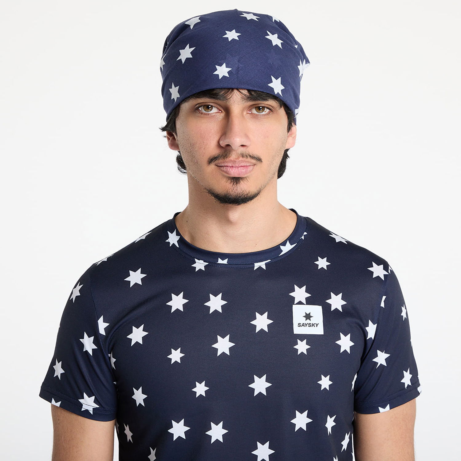 Тениска Saysky SAYSKY Stars Print Running Bandana Тъмно синьо | NUASC01C1028, 0