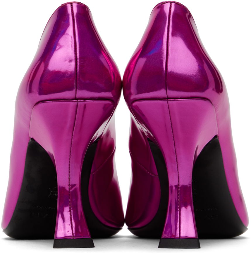 Кецове и обувки BY FAR Exclusive Viva Sculptural Heel Pumps Розово | 23PFVIVFCHIRL, 1