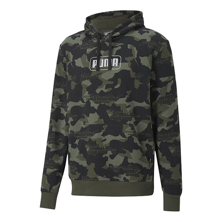 Суитчър Puma Rebel Camo AOP Hoodie Зелено | 585021-70