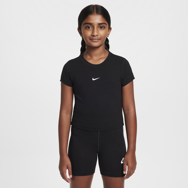Съкратен топ Nike Nike Sportswear Cropped T-Shirt Черно | HF7010-010, 4