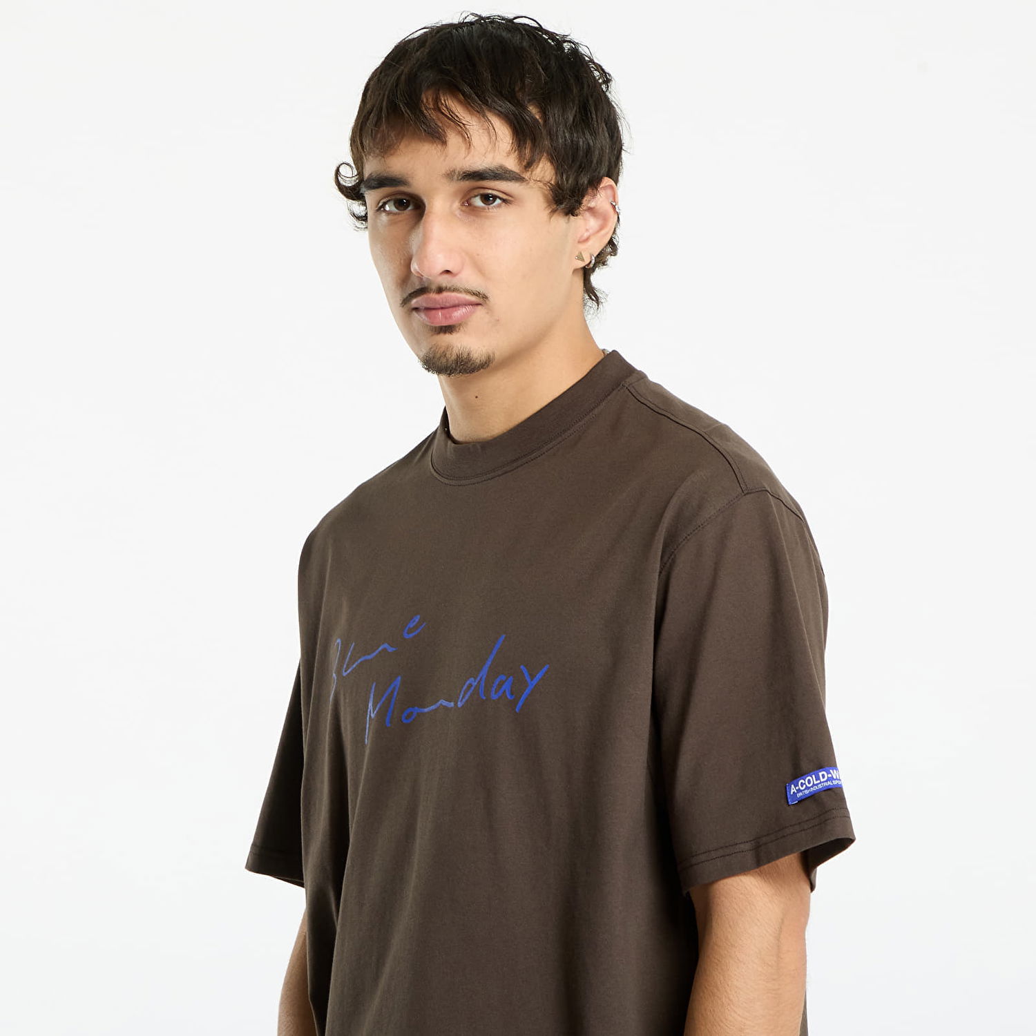 Тениска A-COLD-WALL* A-COLD-WALL* Blue Monday T-Shirt Кафяво | ACWMTS232 Brown, 1