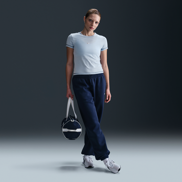 Тениска Nike Sportswear Chill Knit Cropped Slim Fit T-Shirt Синьо | HV6525-440, 4