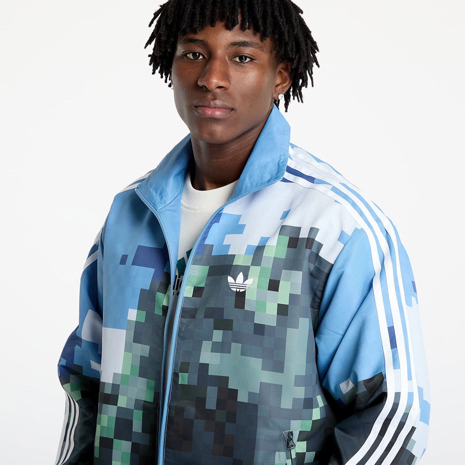 Суитчър adidas Originals adidas Originals x Minecraft Track Jacket Синьо | JZ9921, 1