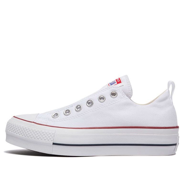 Кецове и обувки Converse Chuck Taylor All Star Lift Slip Ox Бяло | 563457C