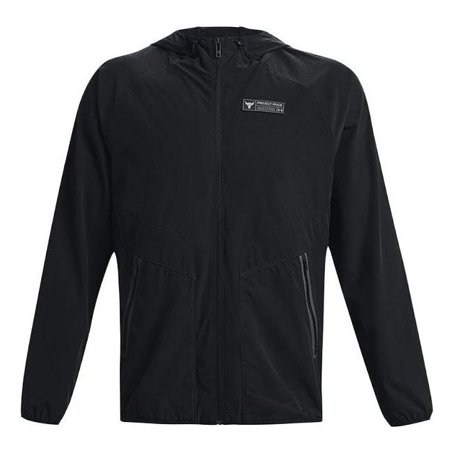 Ветровка Under Armour Project Rock Men's Unstoppable  Woven Training Jacket Черно | 1377425-001