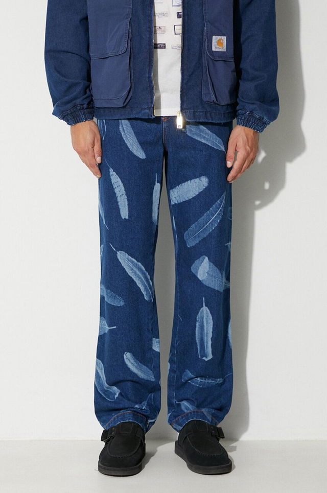 Aop Wind Feathers Jeans